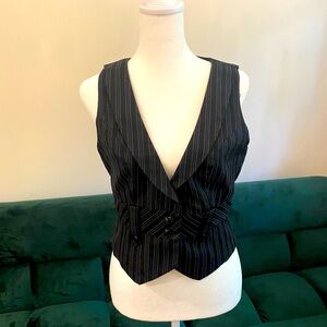 SOLD Pinstripe professional vest